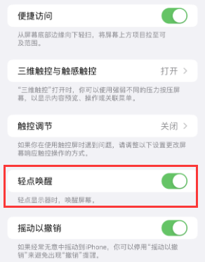 澜沧苹果授权维修站分享iPhone轻点无法唤醒怎么办 