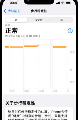 澜沧iPhone手机维修如何在iPhone开启'步行稳定性通知'