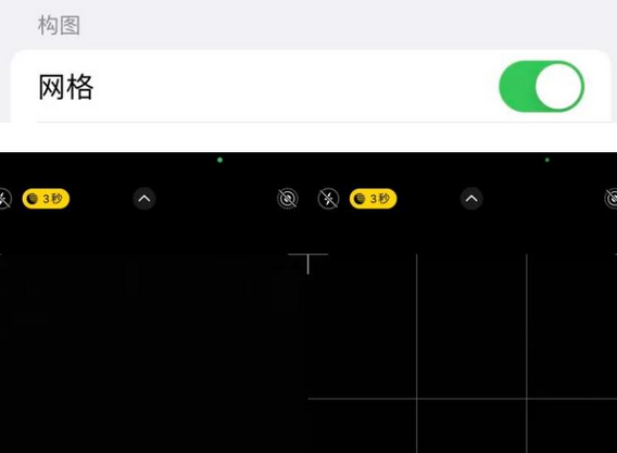 澜沧苹果手机维修网点分享iPhone如何开启九宫格构图功能