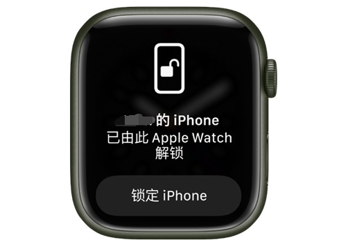 澜沧苹果手机维修分享用 AppleWatch 解锁配备面容 ID 的 iPhone方法 